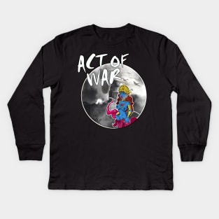 Act of War and Defiance Kids Long Sleeve T-Shirt